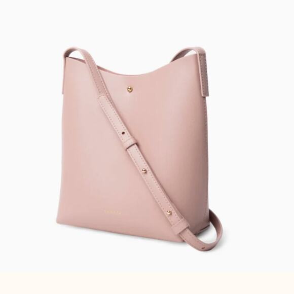NEW Samara Vegan Leather Peony Pink Medium Shoulder Crossbody Bag (SMXX025) - Picture 2 of 8
